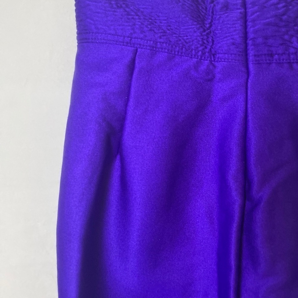 Vibrant Purple Women's Cropped Pants - Picture 8 of 15